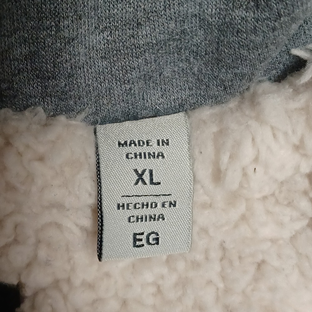 Levi's Shirt Jacket Mens XL Green Buffalo Plaid Sherpa Lined Hooded Flan Shacket - Picture 3 of 15